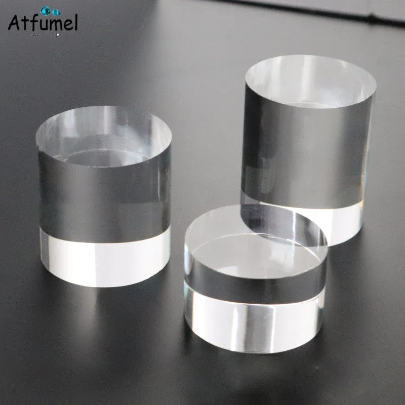 Photo Acrylic Block - Akrylowy pierścień cylindryczny stojak na biżuterię