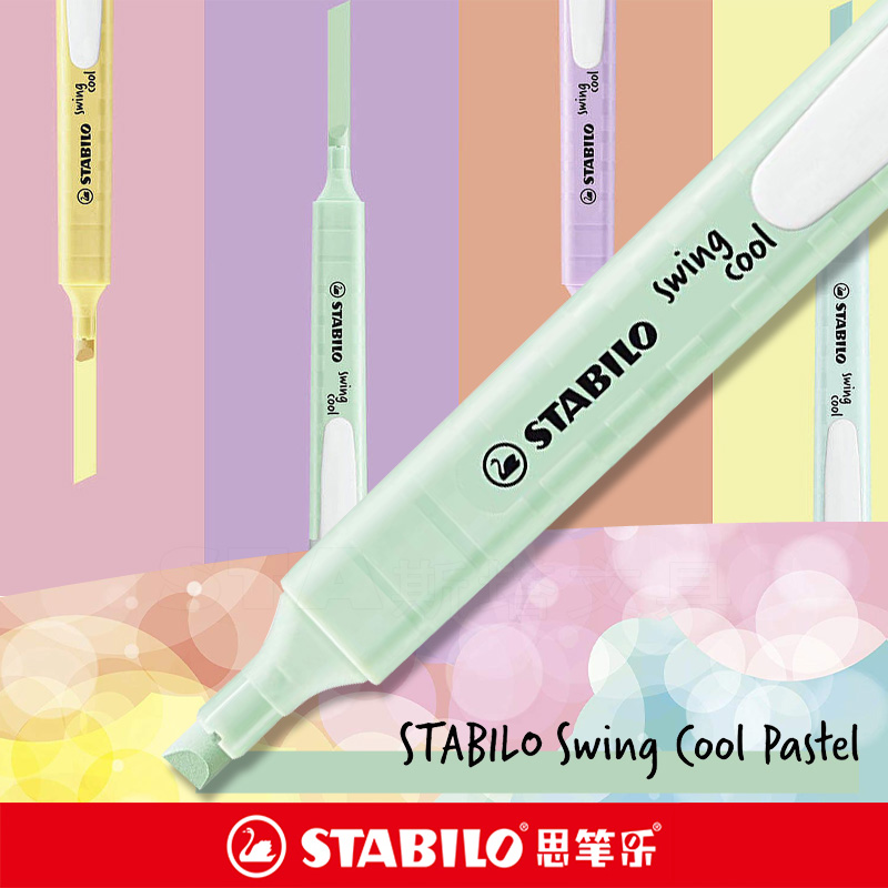 Stabilo Marker Swing Cool - 6 sztuk STABILO wyróżnienia 275 Macaron