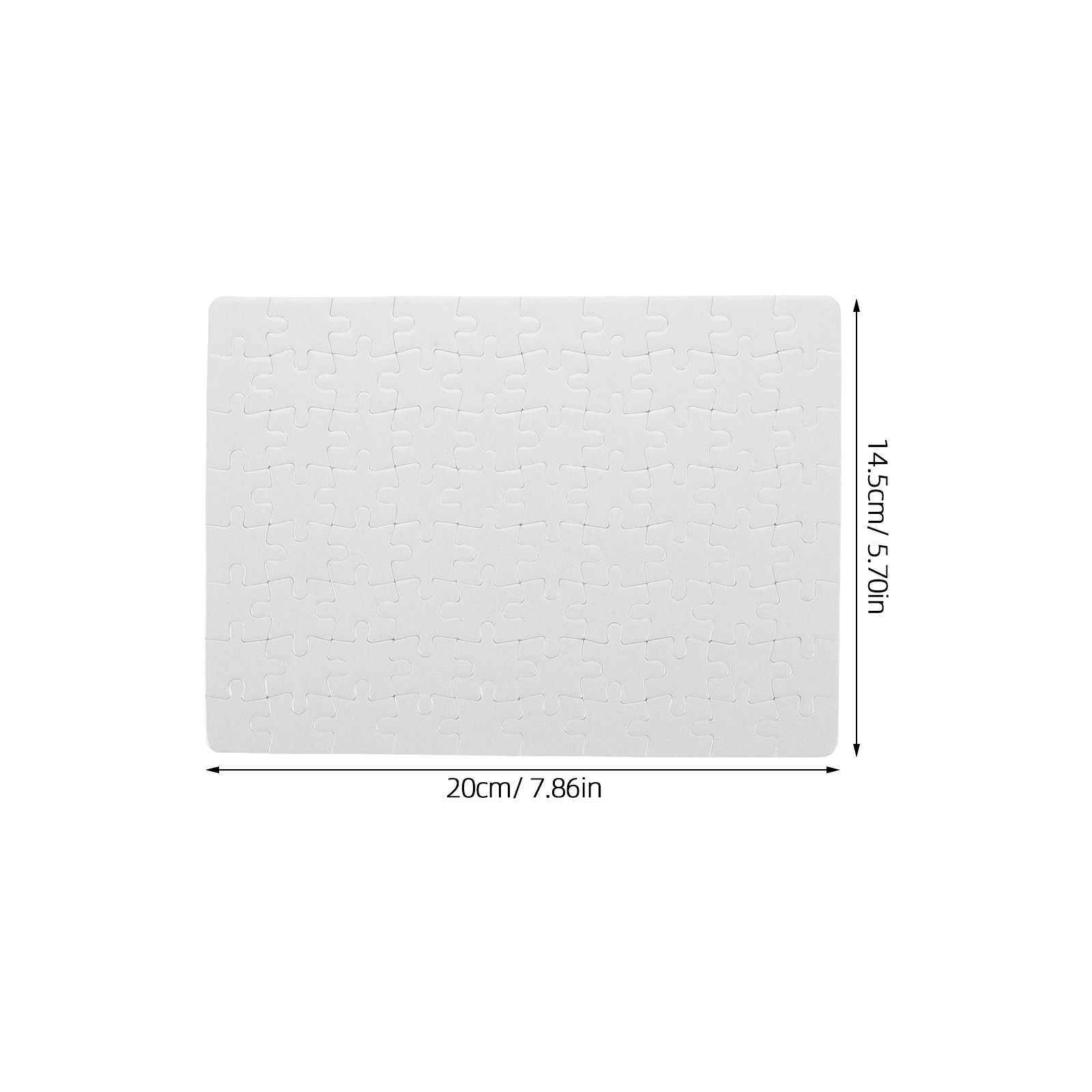 4 arkusze pustych puzzli, biał – Puzzle Blank White recenzja i cena